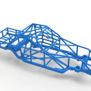 Frame of IMCA Stock car Scale 1:25 - Model thumbnail 16