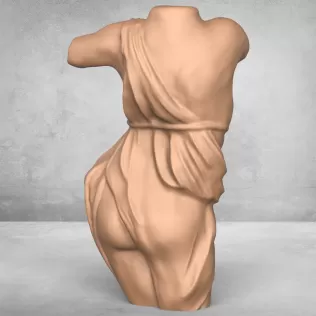 Woman Dancer Body Statue - Model thumbnail 2