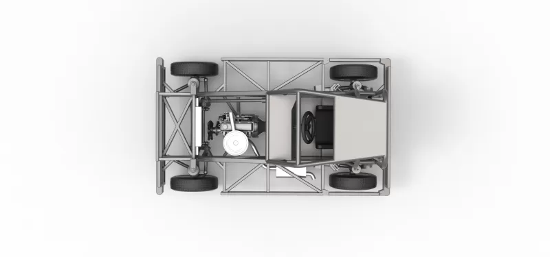 New Zealand Ministock car Base Version 2 Scale 1:25 - Model preview 11