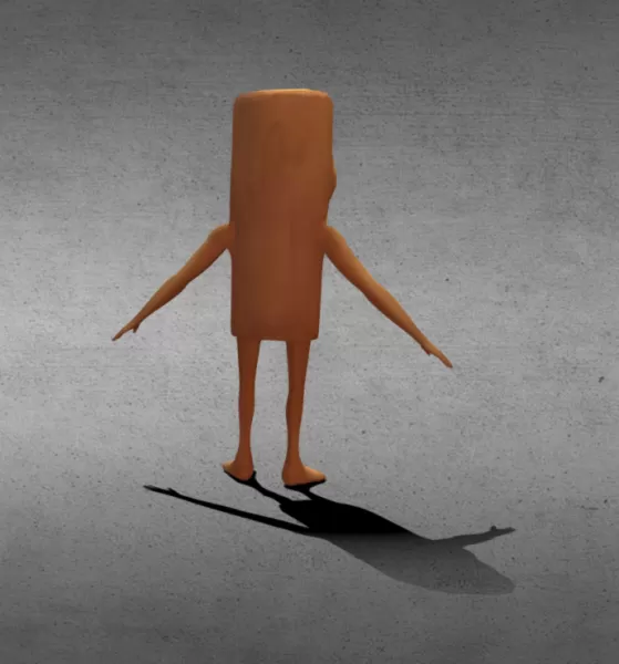 Tung Tung Sahur - Model preview 3