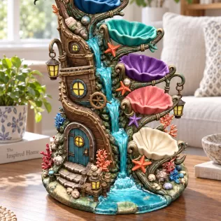 Enchanted Shipwreck Shell Bowl Organizer STL File for 3D Print