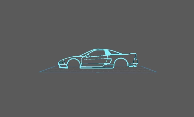 Acura - NSX 1991 Wall Art - Model preview 1