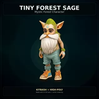Mystic Forest Creatures – Fantasy 3D Character Pack - Model thumbnail 16