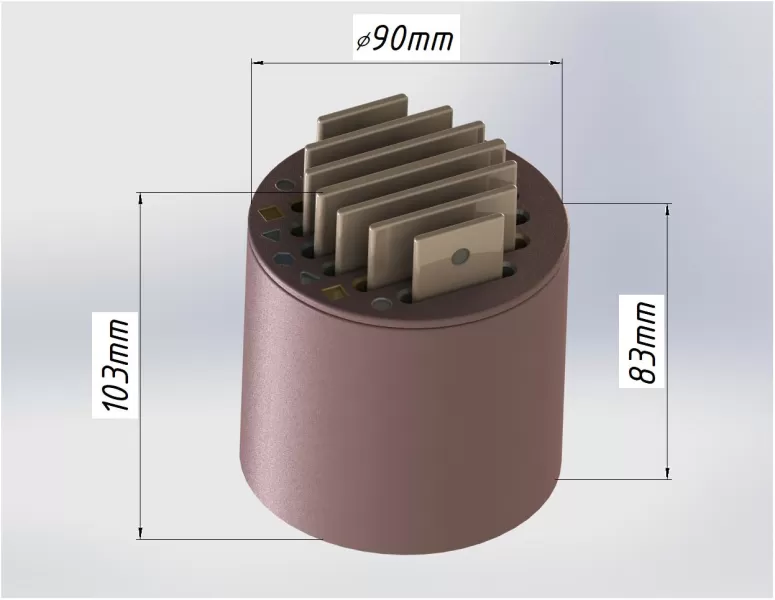 Interactive Montessori Shape Sorter - Paintable Educational Toy - Model preview 3