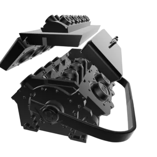 COOLER/SUPPORT FOR V8+4 ENGINE - Model thumbnail 4