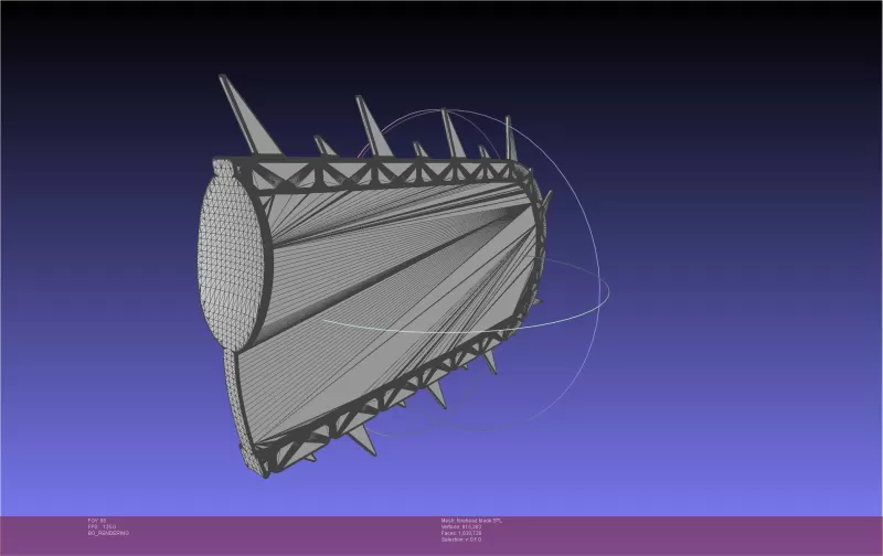 Chainsaw Man Denji Head Stump Blade - Model preview 5