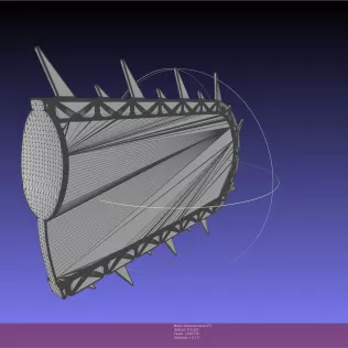 Chainsaw Man Denji Head Stump Blade - Model thumbnail 5