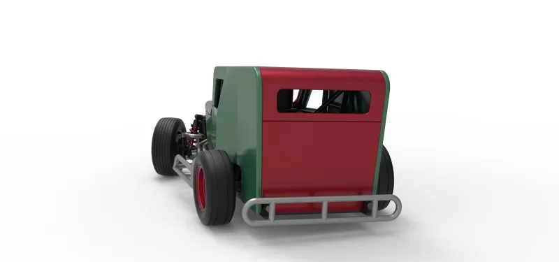 Dwarf car while turning Scale 1:25 - Model preview 14