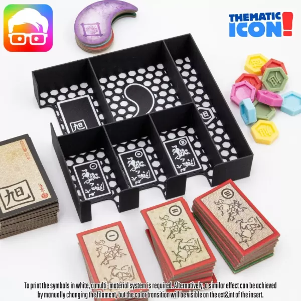 Rising Sun board game organizer by @ammedia3d - Model preview 16