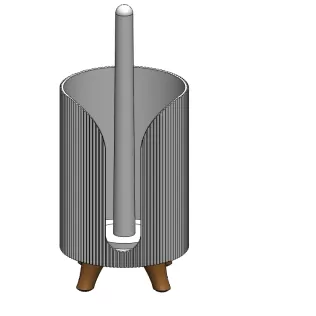 🧻✨ Smart Modern Paper Towel Holder | Minimal & Functional Kitch - Model thumbnail 6