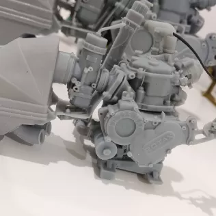 ROTAX FR 125 MAX EVO go kart engine 10 pieces - Model thumbnail 5