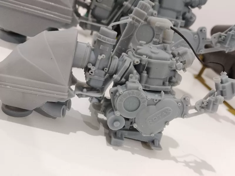 ROTAX FR 125 MAX EVO go kart engine 10 pieces - Model preview 5