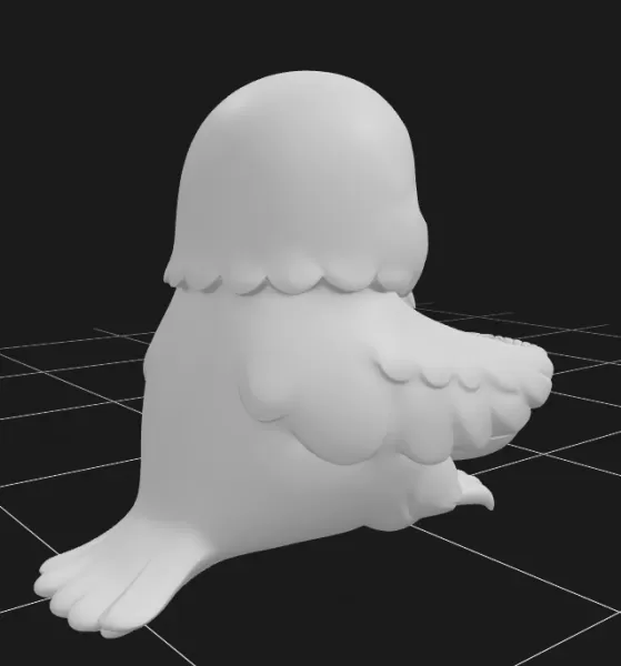 Parrot Holding Gift Basket - Model preview 4