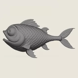 Fish 08 Print Ready 3D Model - Model thumbnail 3