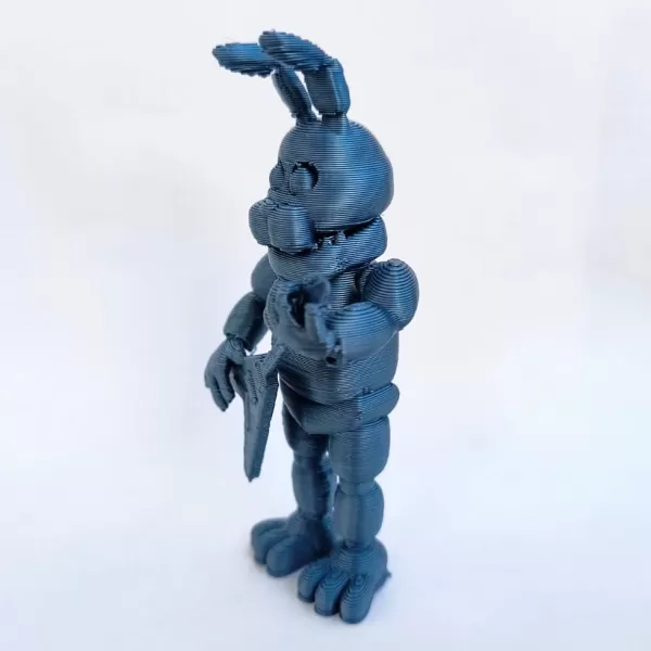 Bonnie – Guitar Pose (FNAF Fan Art STL) - Model preview 4