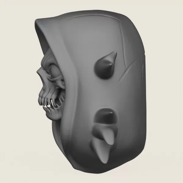Horror Skull Print Ready 3D Model - Model preview 3