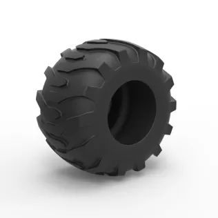 Tractor tire 36 Scale 1:25 - Model thumbnail 2