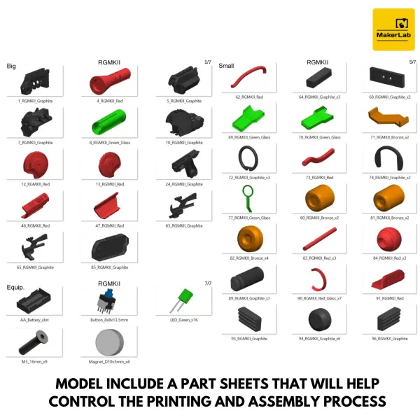 Ray Gun Mark II - CoD - Printable 3d model - STL files - Model preview 12