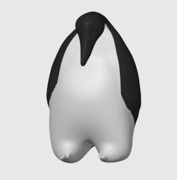Penguin Vase - Model preview 2