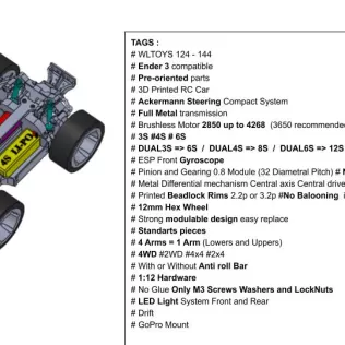 V8 WLTOYS 144 & 124 RC CAR TRUGGY 1:12 & 1:14 PREMIUM - Model thumbnail 6