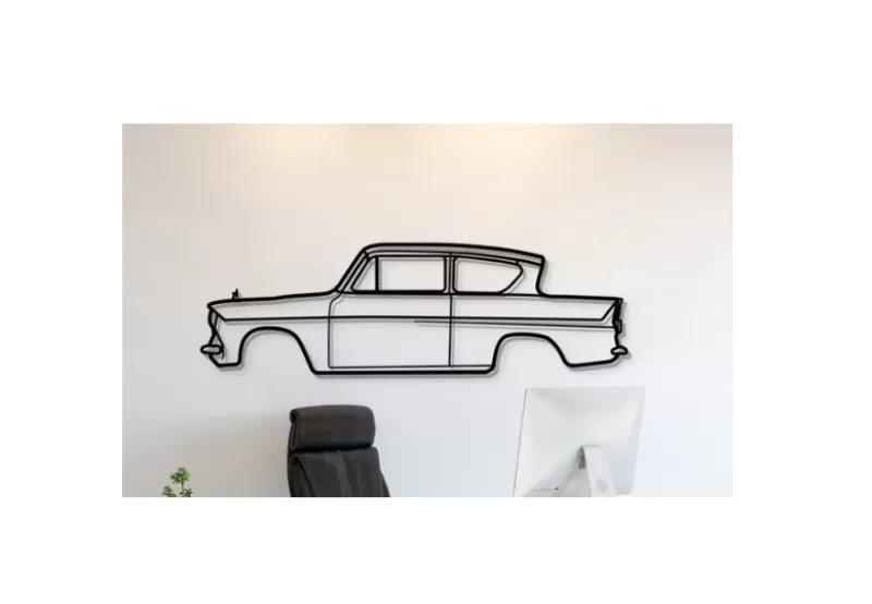 Ford - Anglia 105E Wall Art - Model preview 1