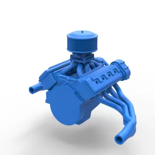 Engine of New Zealand Superstock car Scale 1:25 - Model thumbnail 14