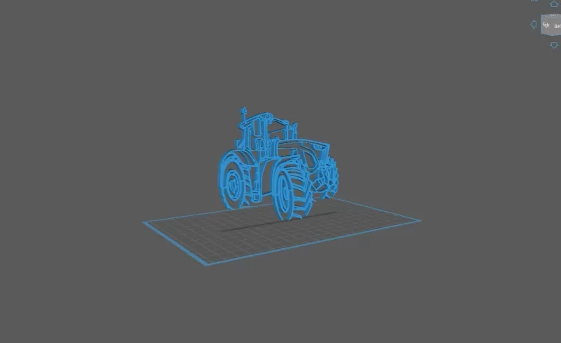 Tractor - Fendt Vario 942 Wall Art - Model preview 2
