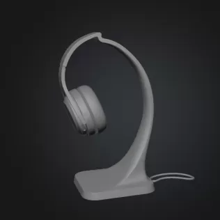 Headphone holder in Headphone Shape