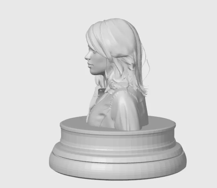 Rachel McAdams 3D Bust - Model preview 6