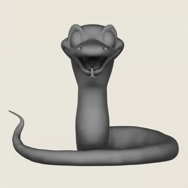 Snake Toy Print Ready 3D Model - Model preview 2