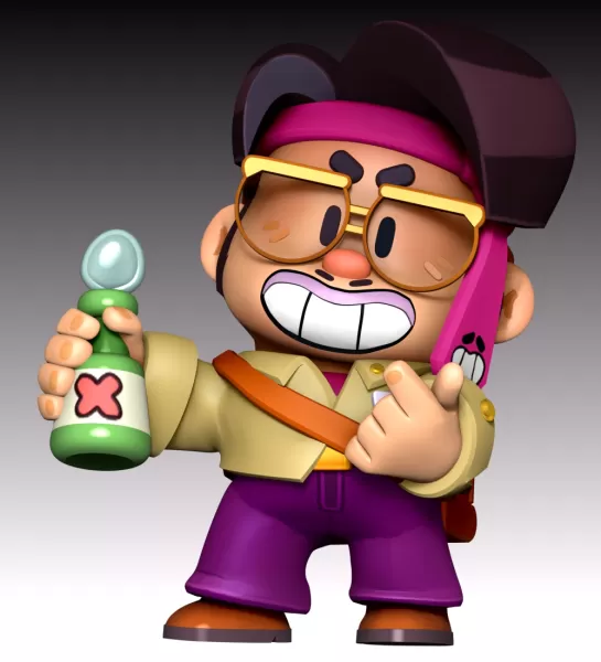 Jae-yong - Brawl Stars - Model preview 4