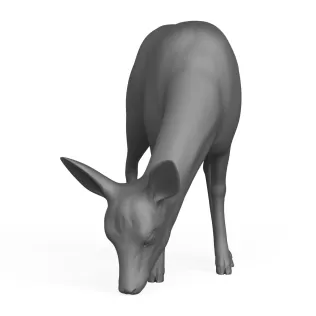 Deer Eating Pose - Model thumbnail 2