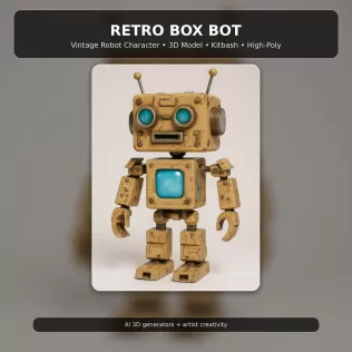 Fantasy Toy Character Collection Kitbash High-Poly 3D Model Set - Model thumbnail 10