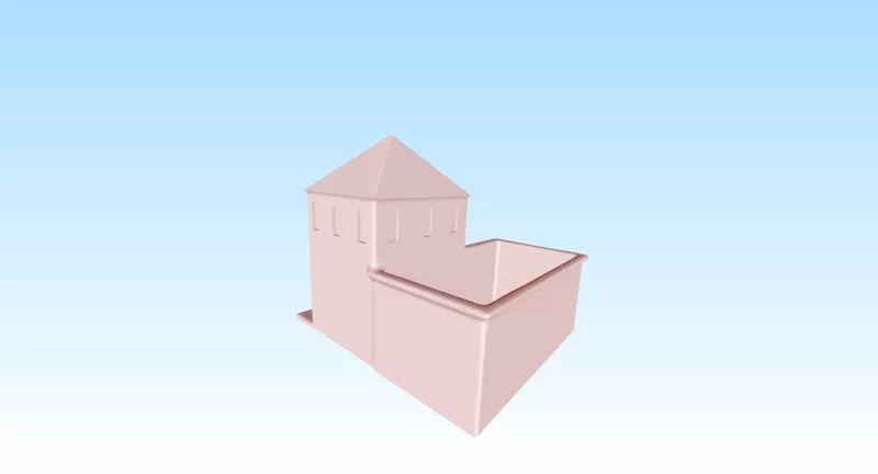 Mini Tower Plant Pot - Model preview 4