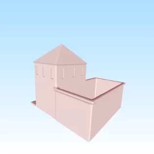 Mini Tower Plant Pot - Model thumbnail 4