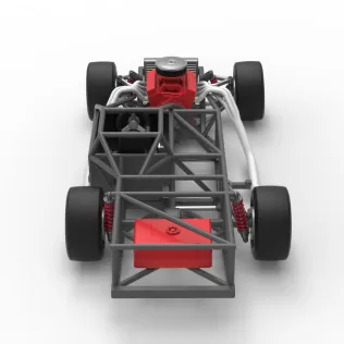 Vintage Asphalt Outlaw Super late model Base Scale 1:25 - Model thumbnail 17