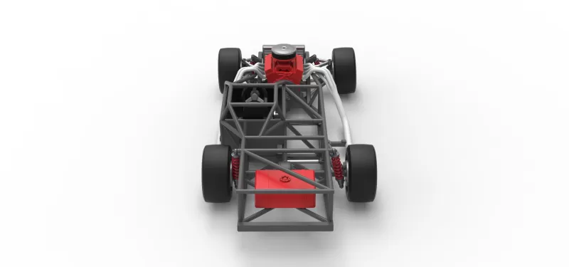 Vintage Asphalt Outlaw Super late model Base Scale 1:25 - Model preview 17