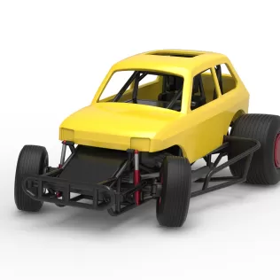 Super rod Version 2 while turning Scale 1:25 - Model thumbnail 5