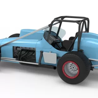 Dirt Silver Crown Champ car Scale 1:25 - Model thumbnail 12