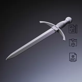 Naval Dirk Dagger #RoZ - Model thumbnail 5
