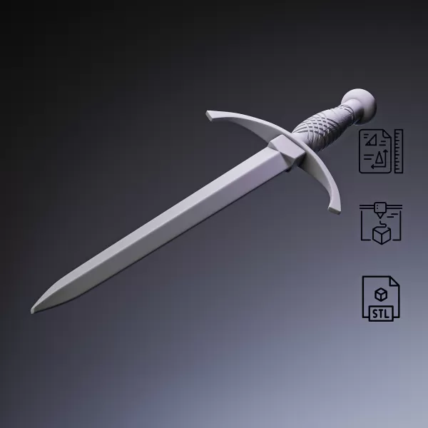 Naval Dirk Dagger #RoZ - Model preview 5
