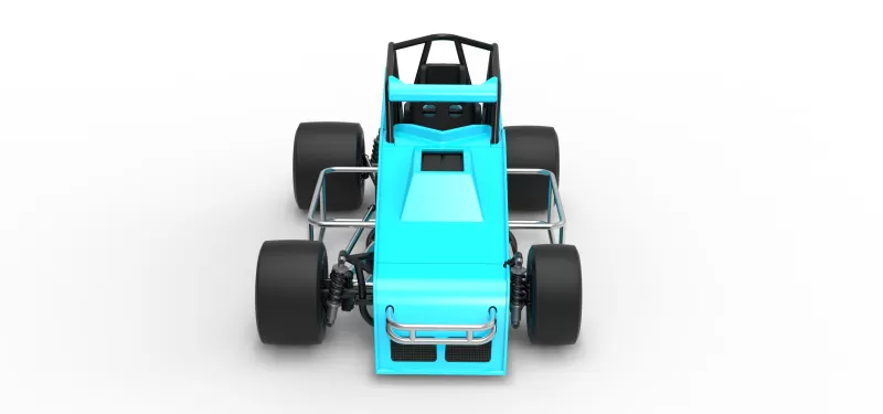 Pavement Sprint car Version 2 Scale 1:25 - Model preview 8