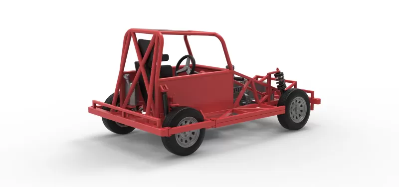 New Zealand Ministock car Base Version 3 Scale 1:25 - Model preview 18