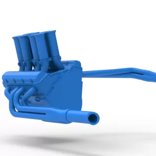 Engine V8 for Supermodified race car Version 5 Scale 1:25 - Model thumbnail 9