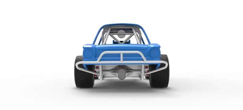 Vintage Dirt Modified stock car Version 10 Scale 1:25 - Model preview 16