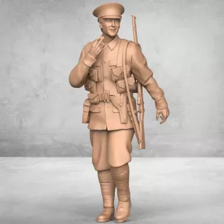 Relaxing Army Soldier