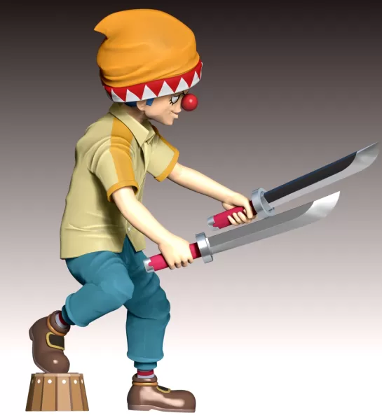 Young Buggy - One Piece - Model preview 5