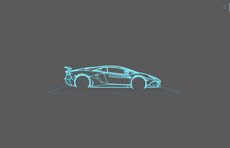 Lamborghini - Aventador SV Wall Art - Model preview 2