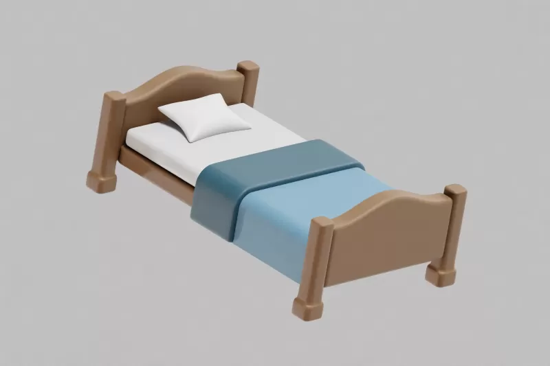 Bed - Model preview 6