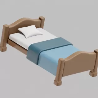 Bed - Model thumbnail 6
